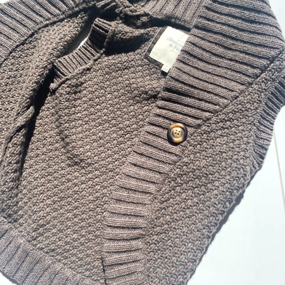 Abercrombie & Fitch wool vest cardigan - Picture 4 of 4